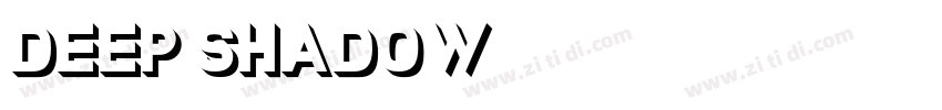 Deep Shadow字体转换
